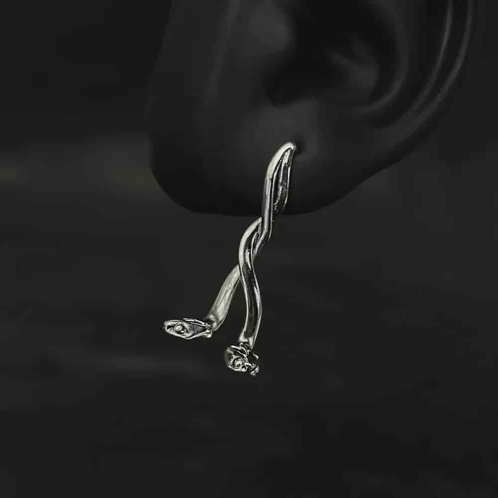 Aretes Culebra Caracolera - miniatura 3