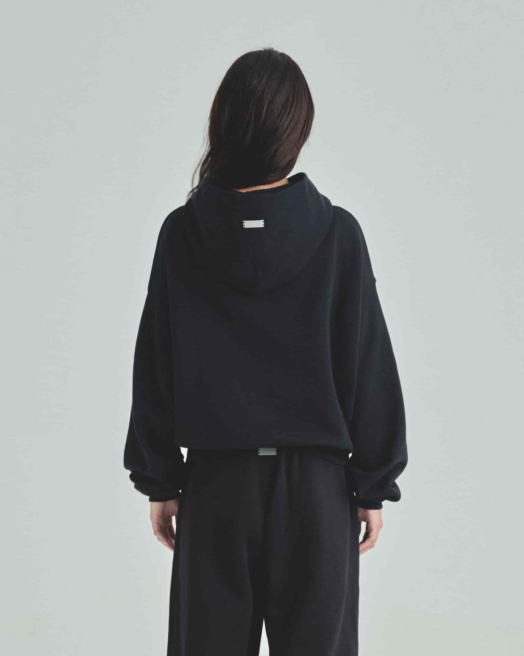 Blanks Boxy Fit Hoodie Black - miniatura 7