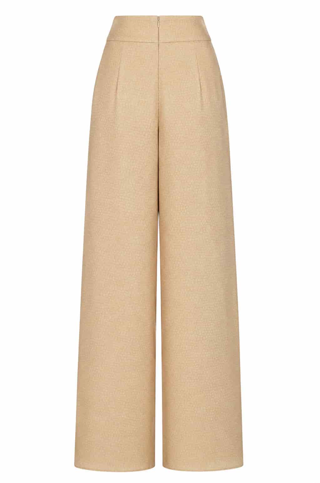 Fiol Satin Silk Pants / Ivory Reptil Exclusive - miniatura 2