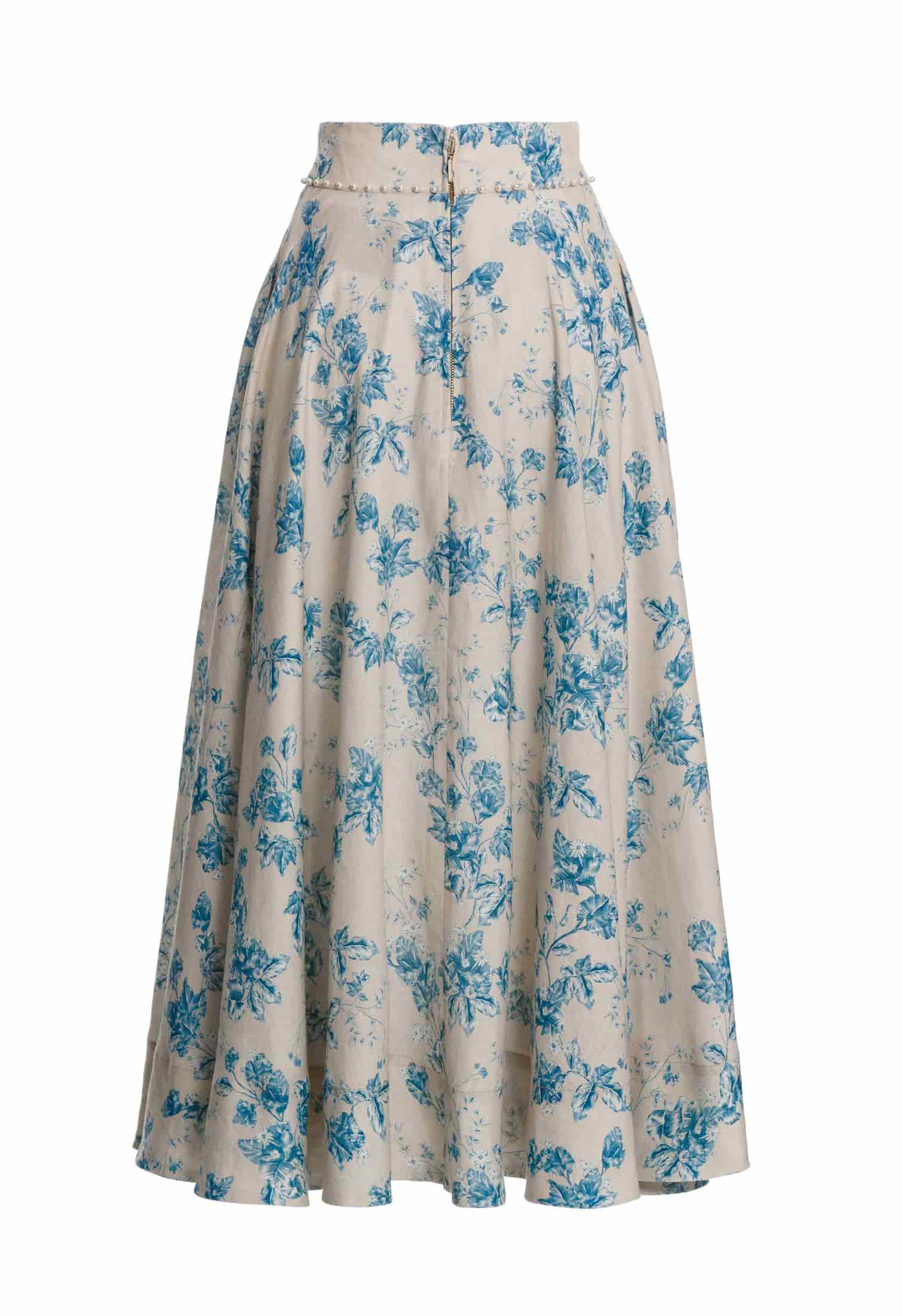 Bergamota Bougainvillea Maxi Skirt - miniatura 6