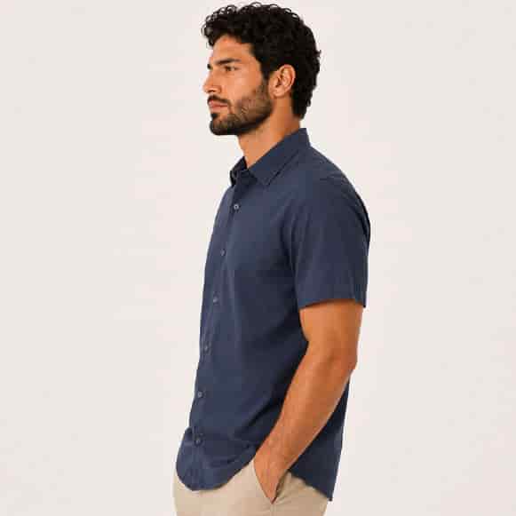CAMISA MC 100% ALGODON HOMBRE - miniatura 2