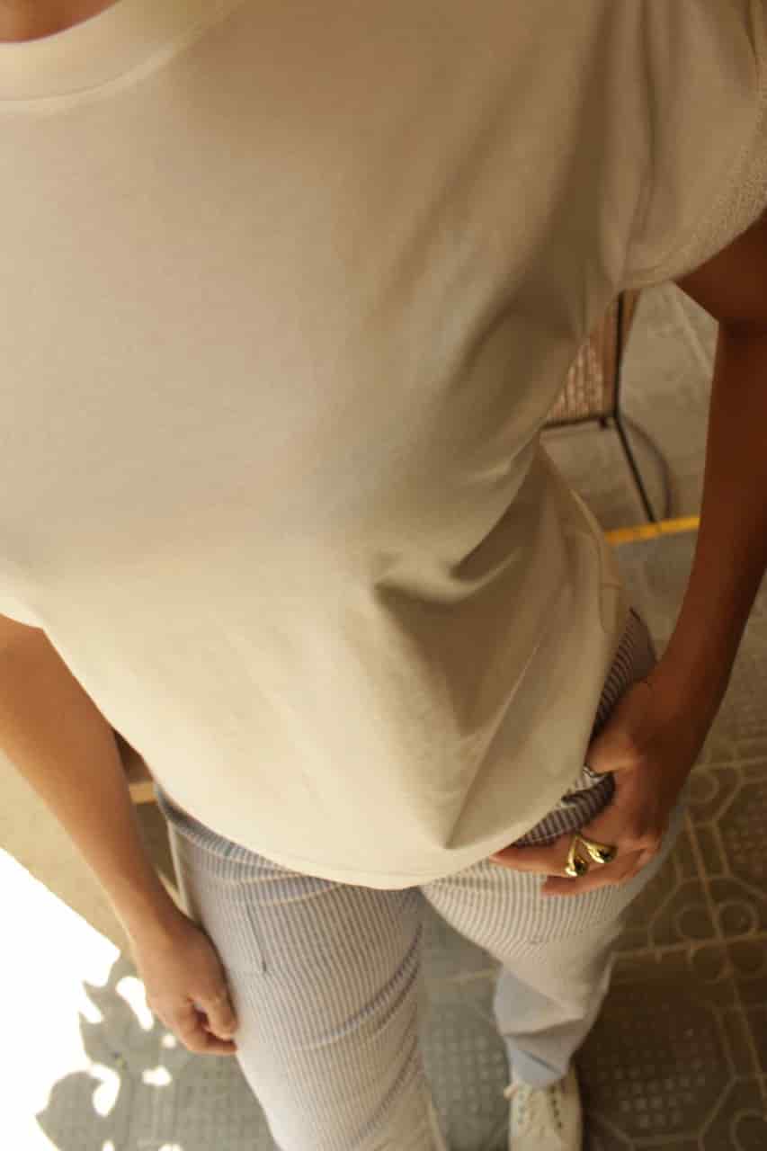T-SHIRT LUZ SOLAR IVORY - miniatura 5