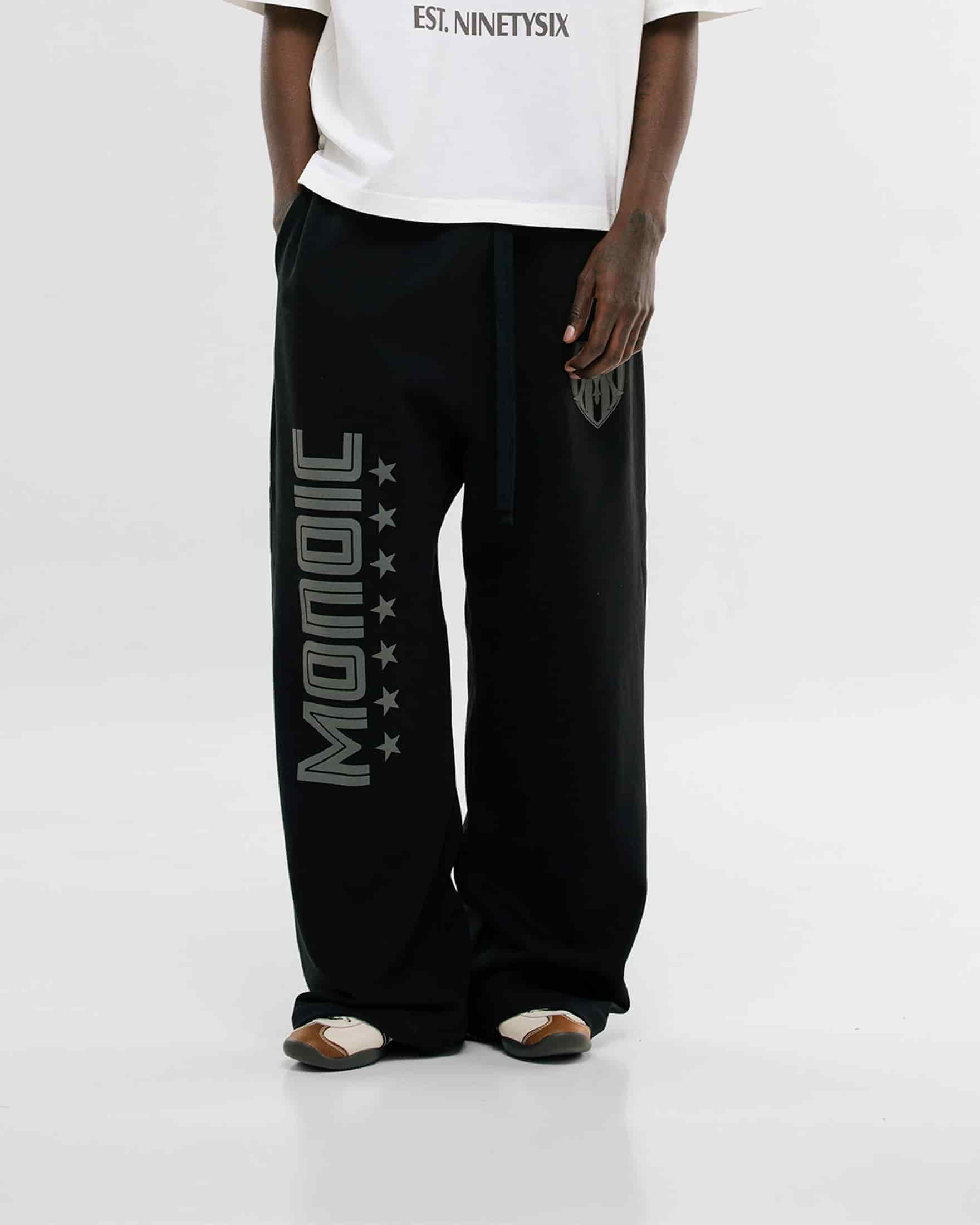 Jogger Wide Fit Shield - Negro - miniatura 2