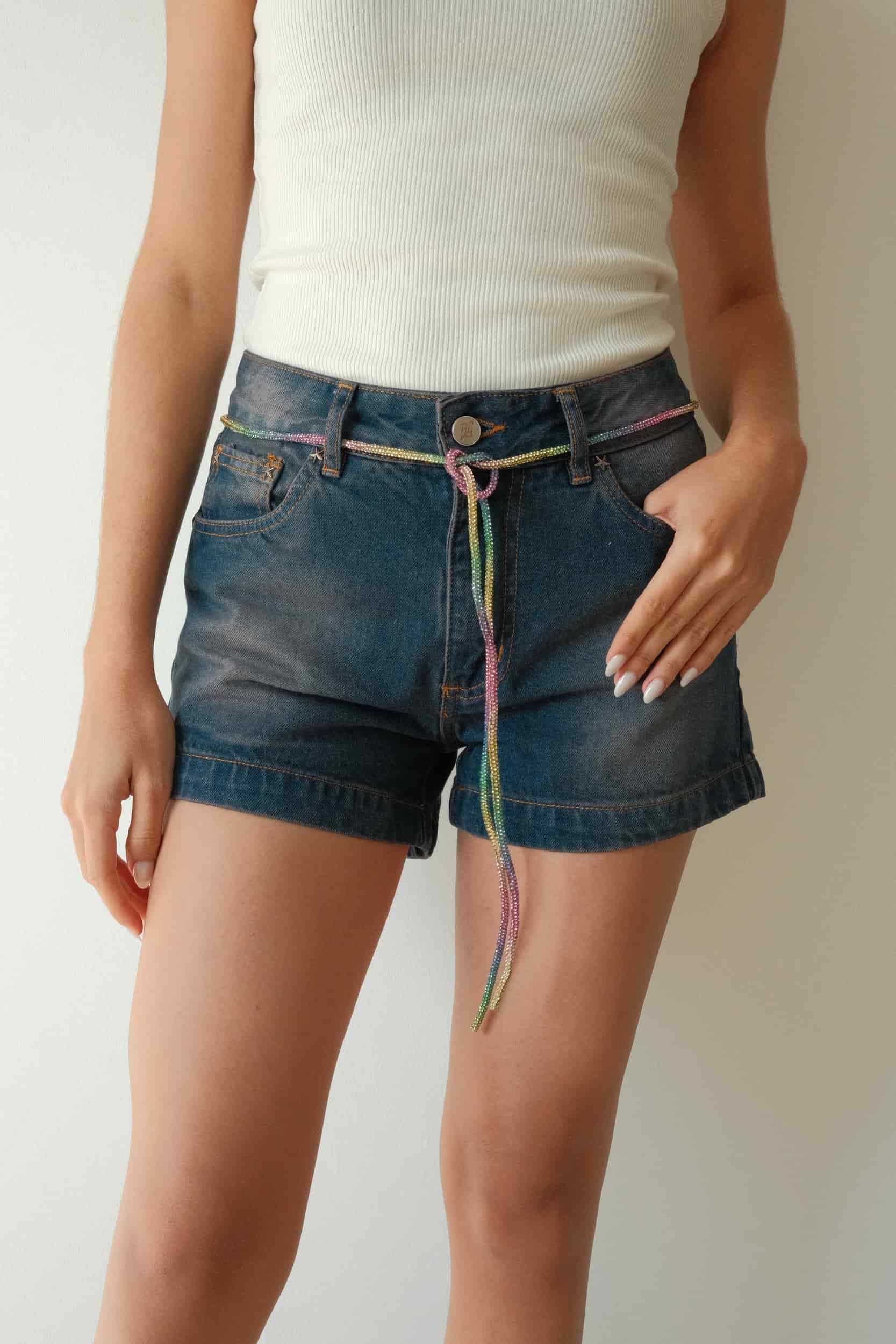Cotton Candy Shorts Rainbow Belt - miniatura 1