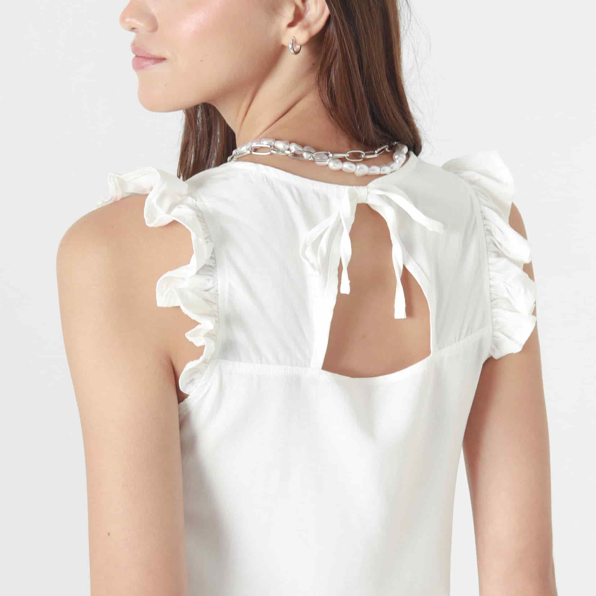Blusa Cuello Redondo Manga Sisa - miniatura 3