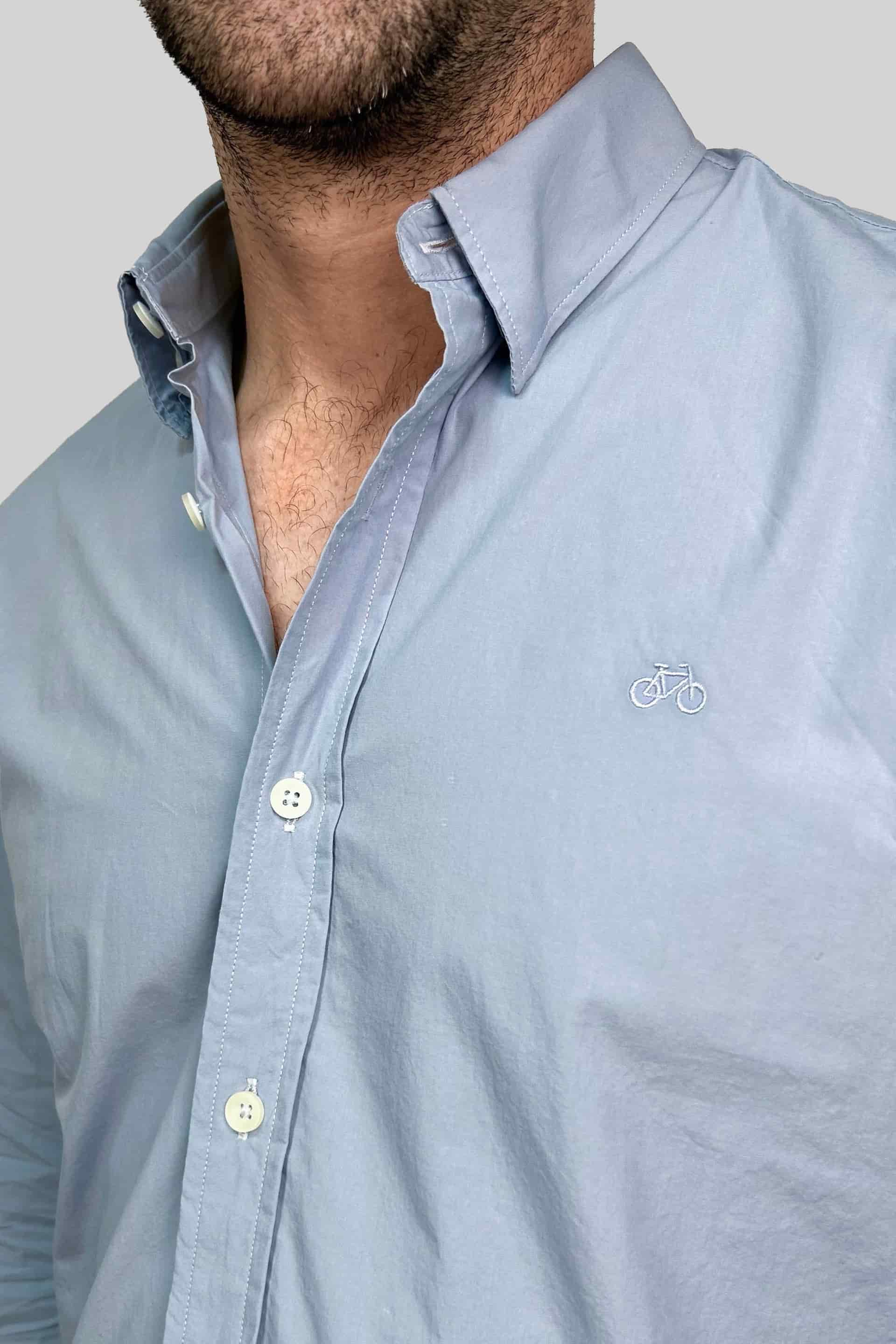 CAMISA PLAIN BLUE - miniatura 2