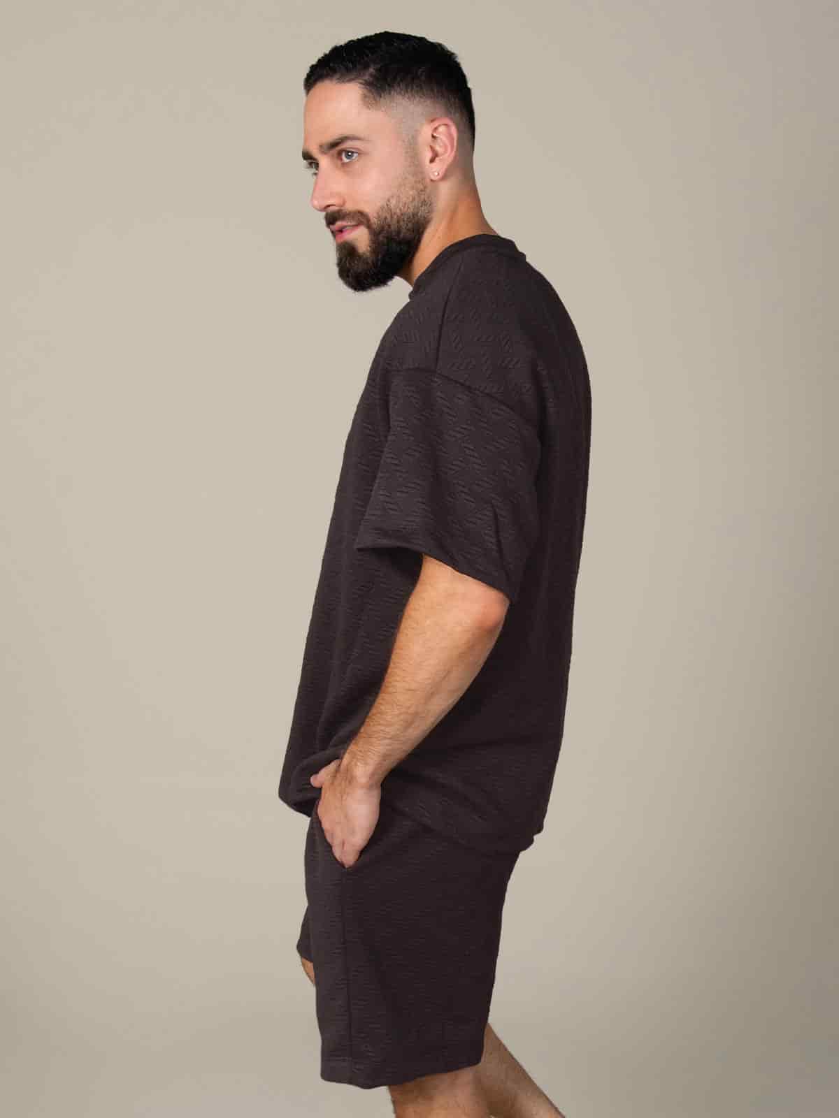 set mucura hombre cafe oscuro - miniatura 2