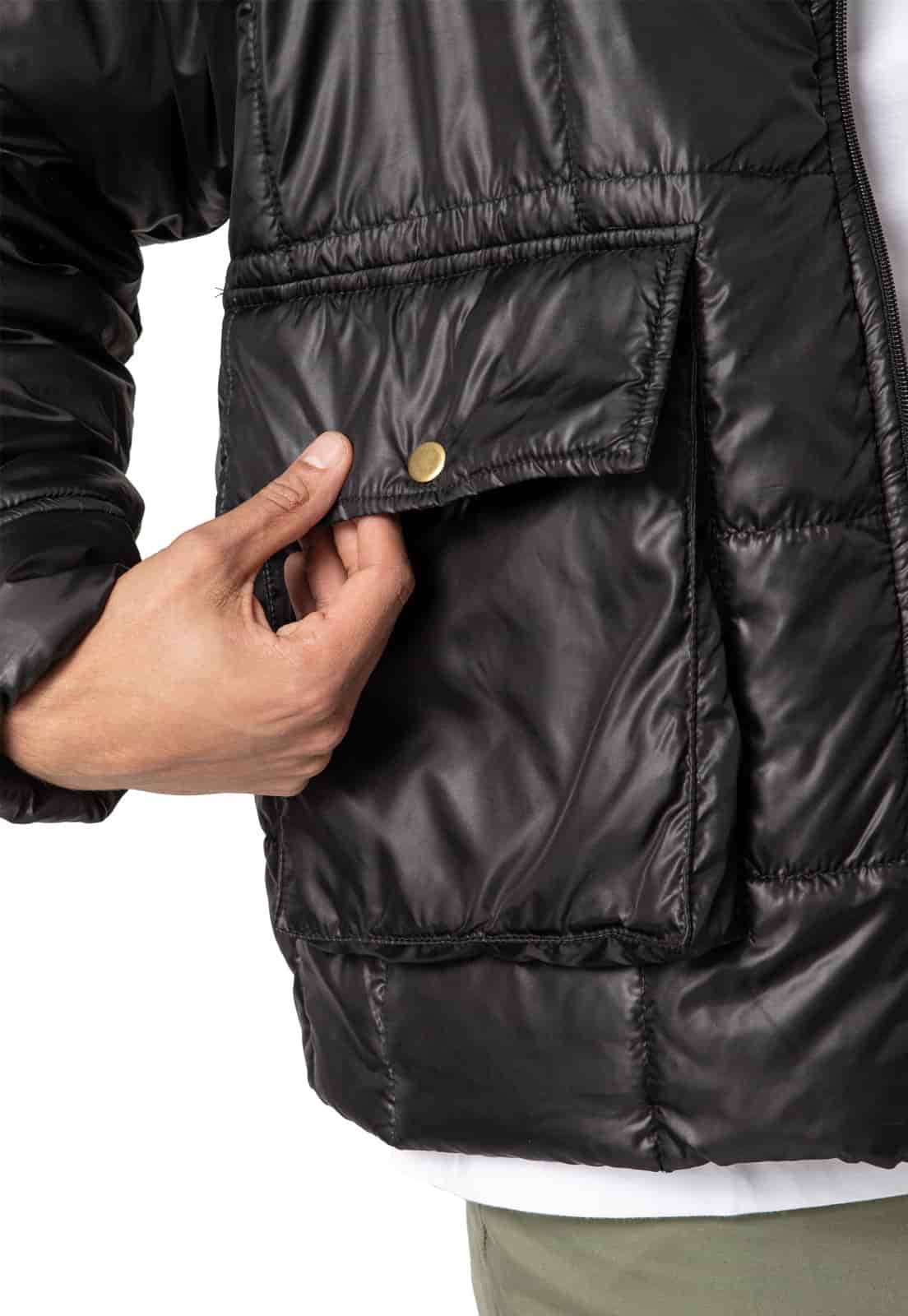 Chaqueta puffer negra - miniatura 12