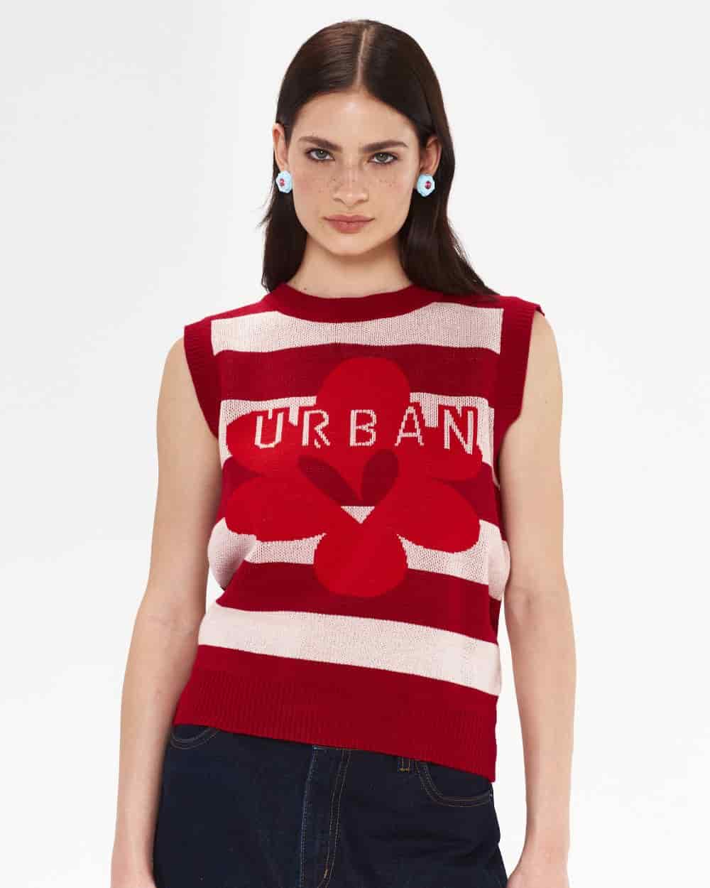 CRUSH KNIT VEST - miniatura 1