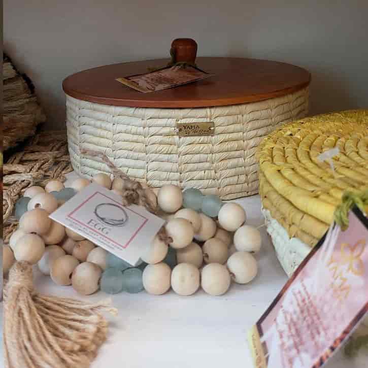 Artisanal Basket with Wood Lead - miniatura 2