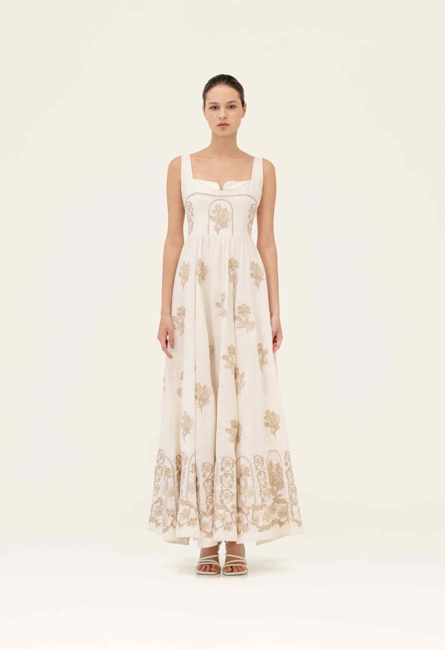 Jaspe Madera Maxi Dress - miniatura 1