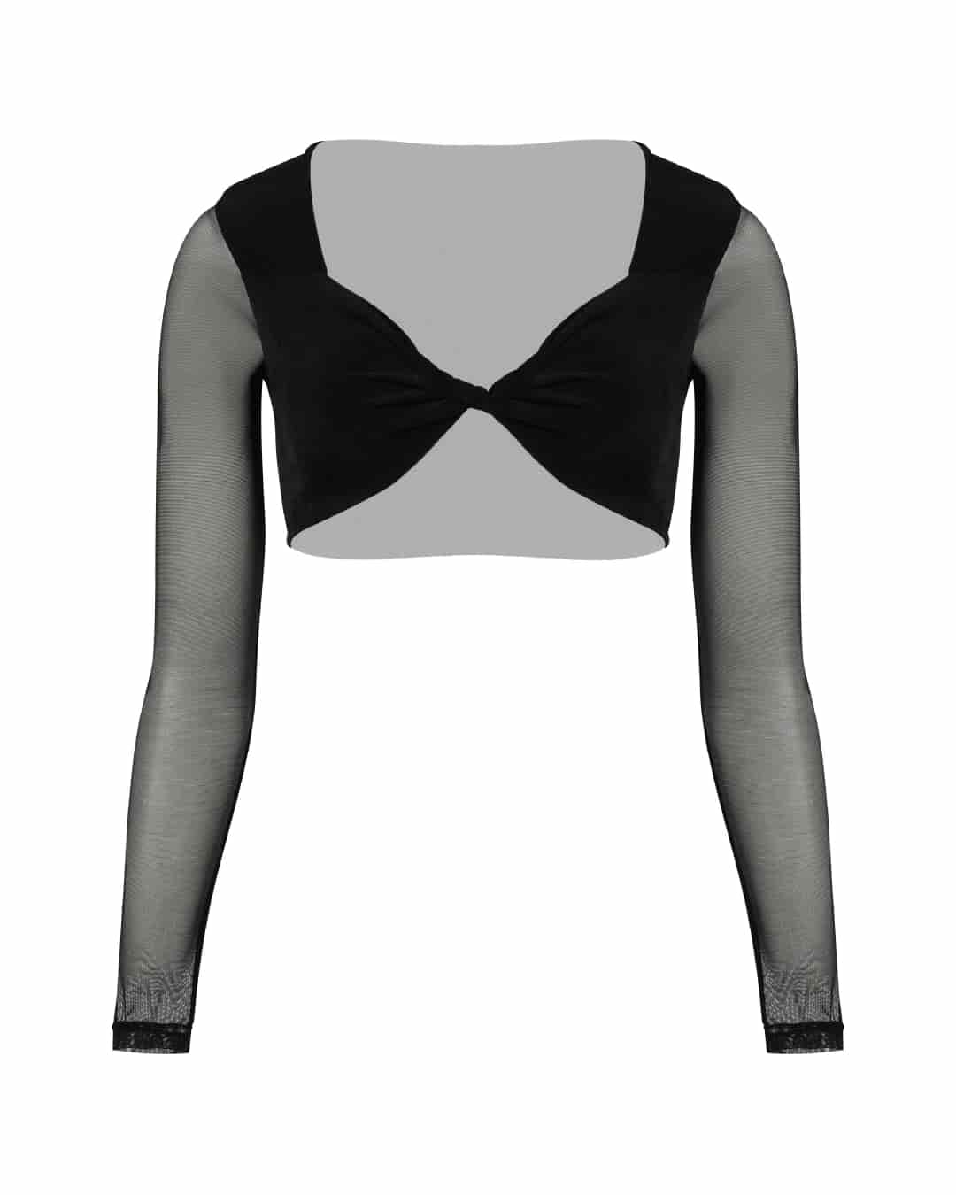 Crop top - GALA NEGRO: Tallas S-M - miniatura 2