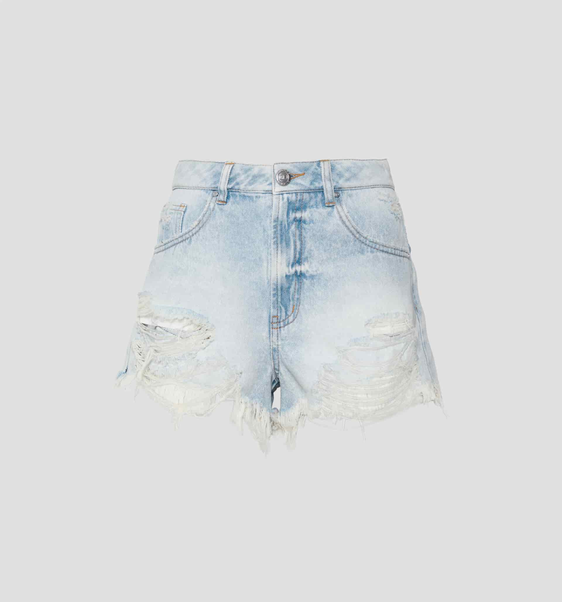 Short alto cinco bolsillos destroyed - miniatura 5