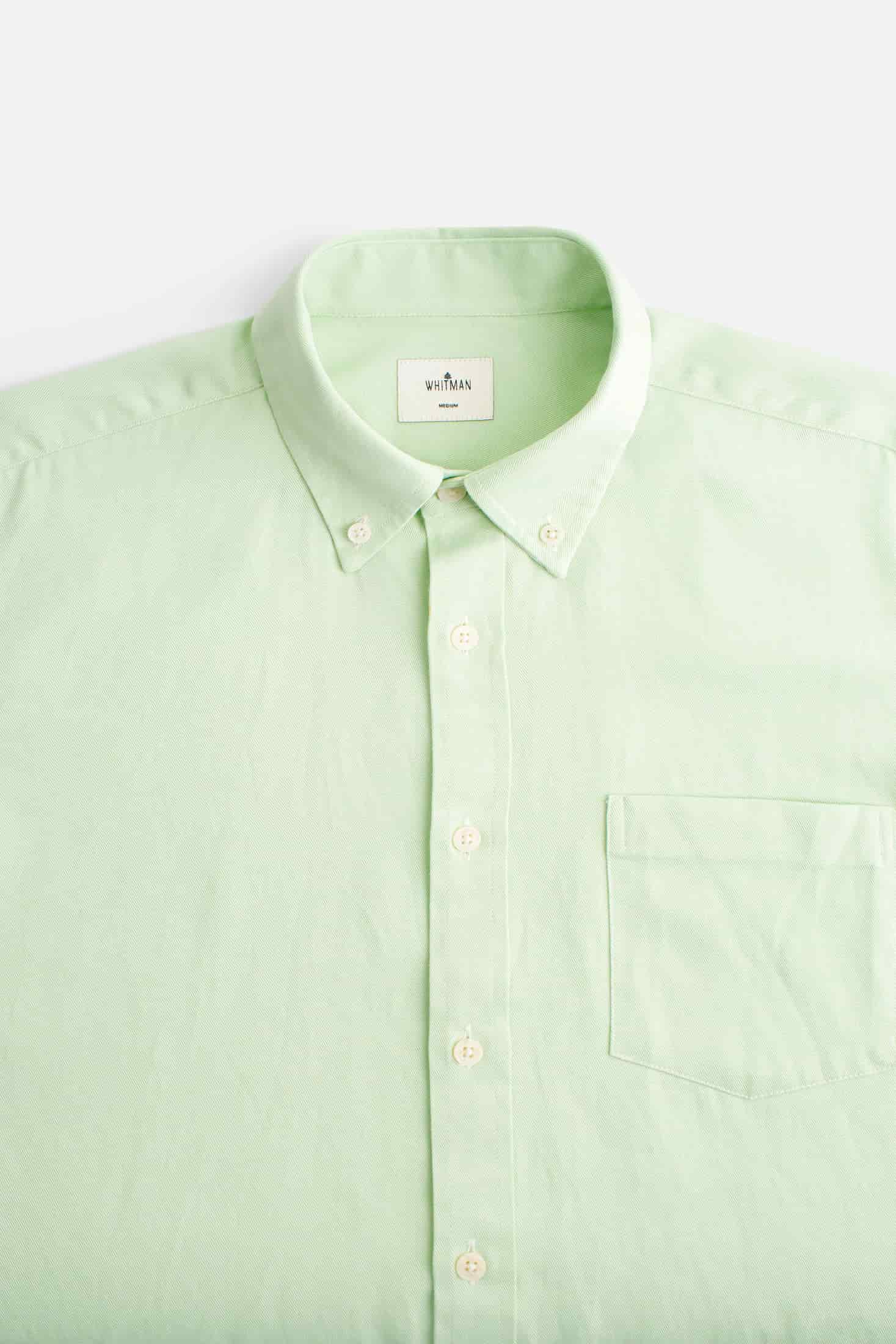 Camisa H CF Hamilton Tencel Verde Claro - miniatura 2