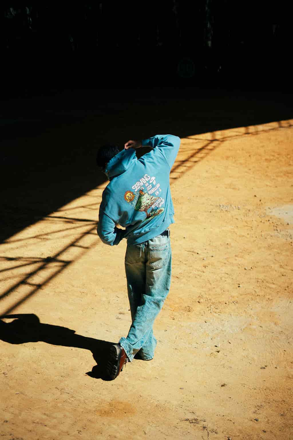 HOODIE SERVING AZUL - miniatura 4