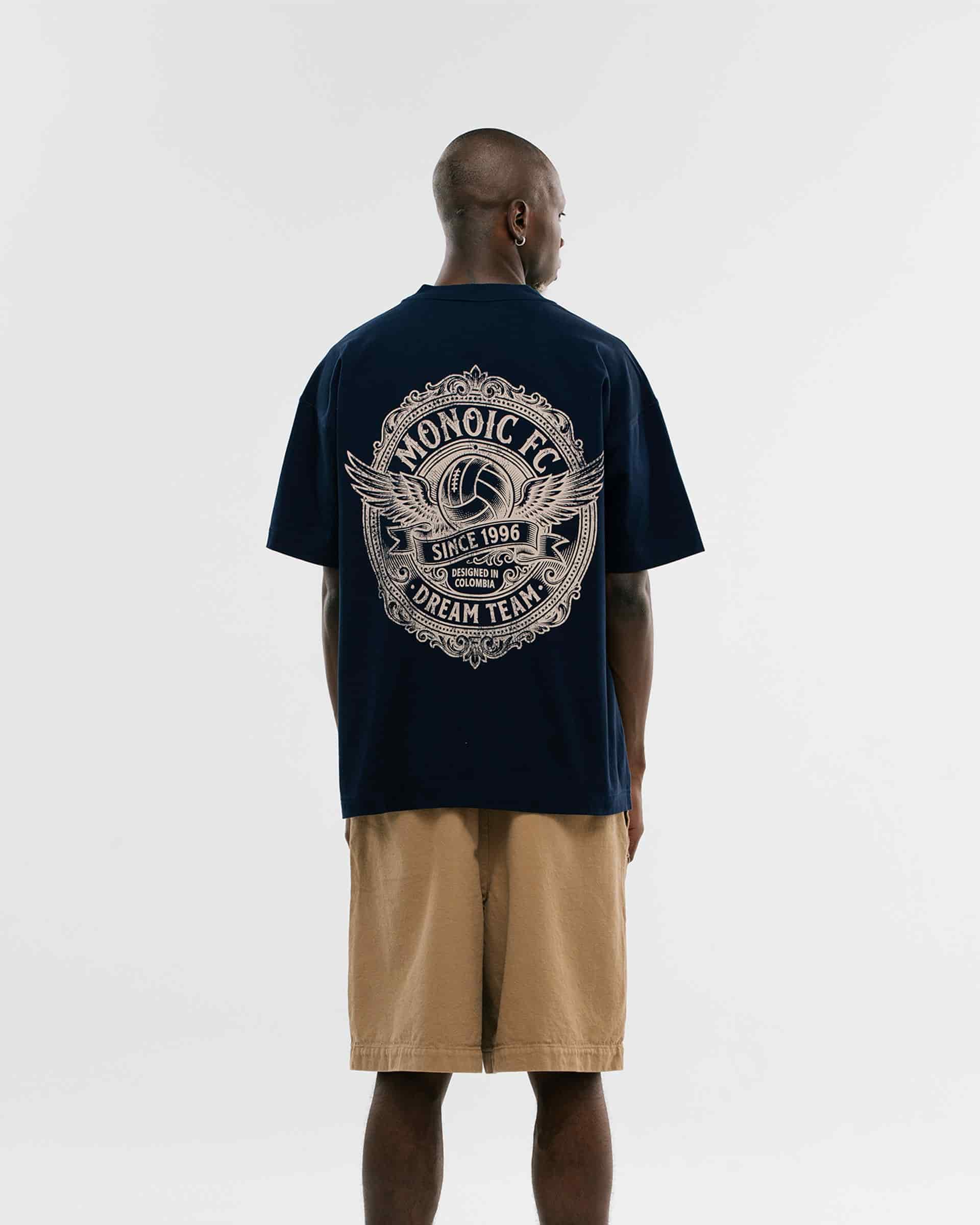 Camiseta Oversized Retro Dream Team - Navy Blue - miniatura 5