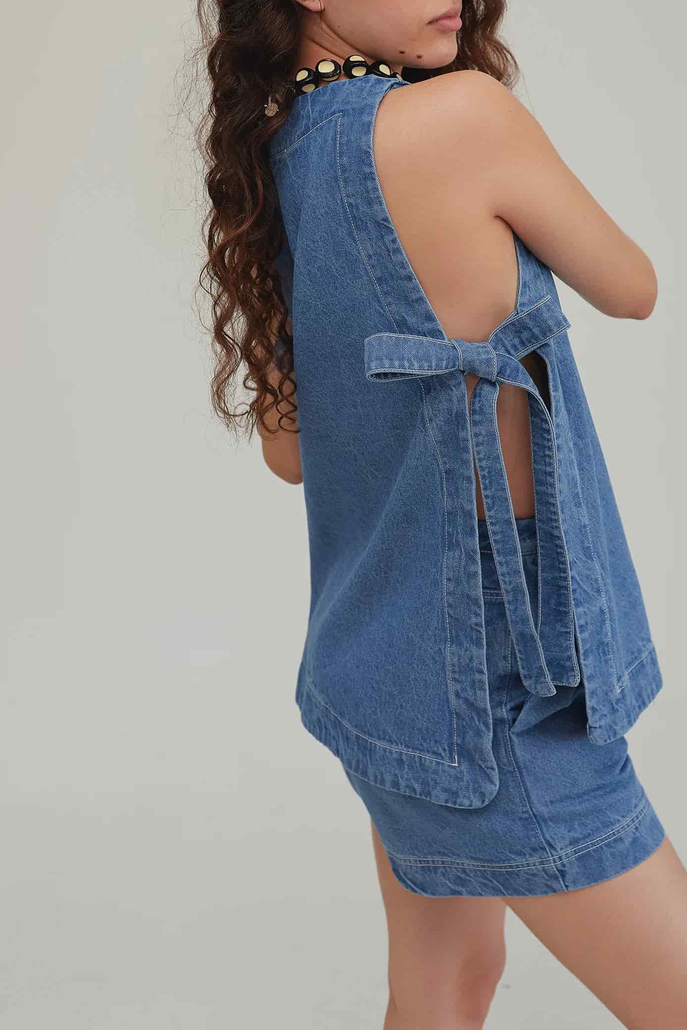 Top Hermandad Denim - miniatura 7