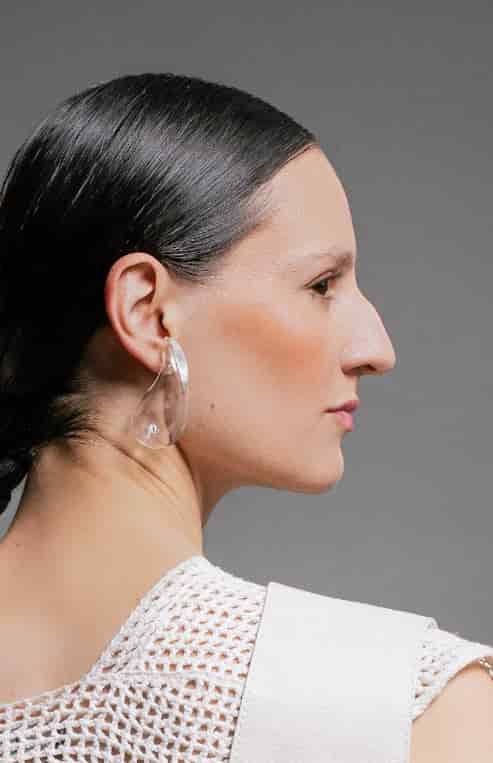 LARGE GLASS DROP EARRINGS - miniatura 2