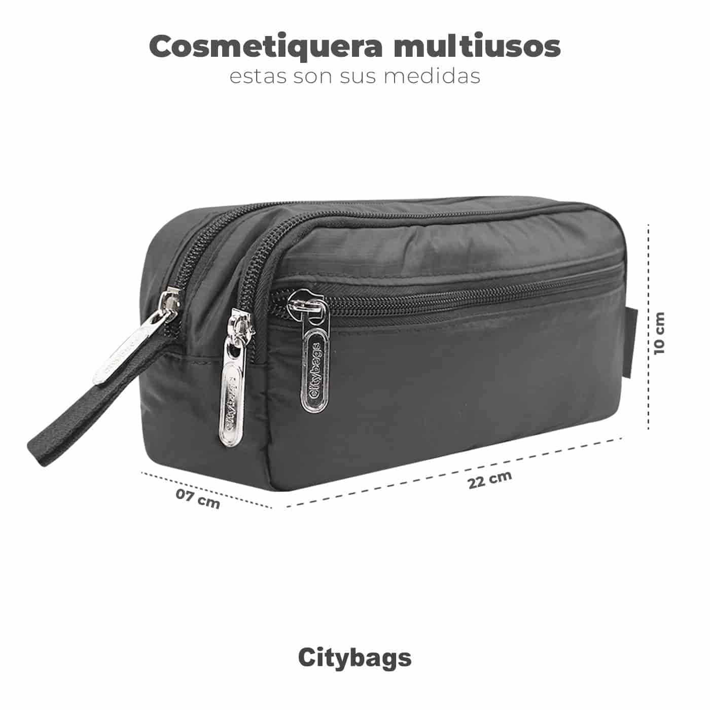 Cosmetiquera Multiusos Light Citybags  Negro - miniatura 9