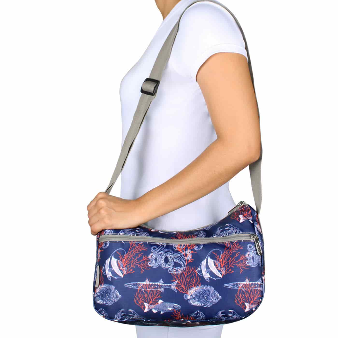 Bolso City Manos Libres ULTRA Plegable Estampado Vida - miniatura 3