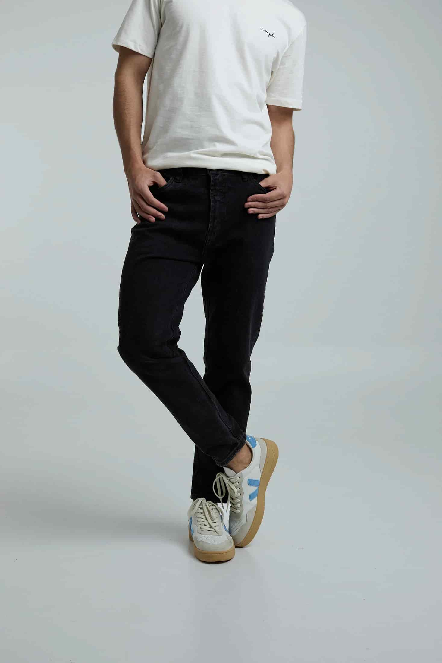 Jean crop negro - miniatura 4
