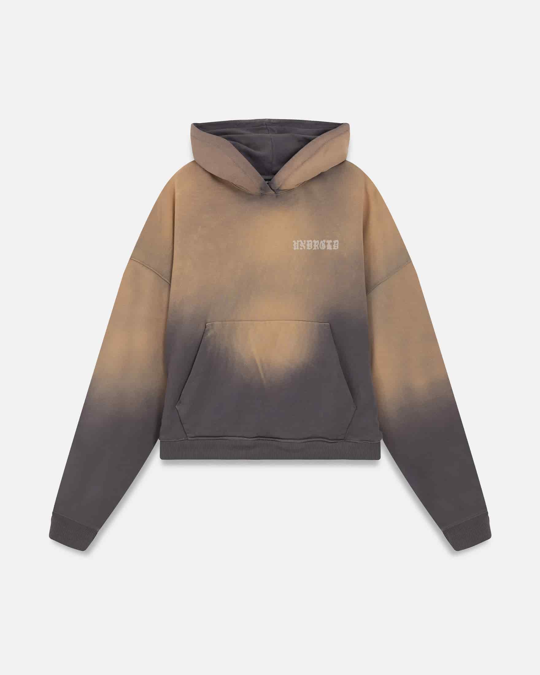 94' Fragments Boxy Fit Hoodie Dirty Brown - miniatura 3
