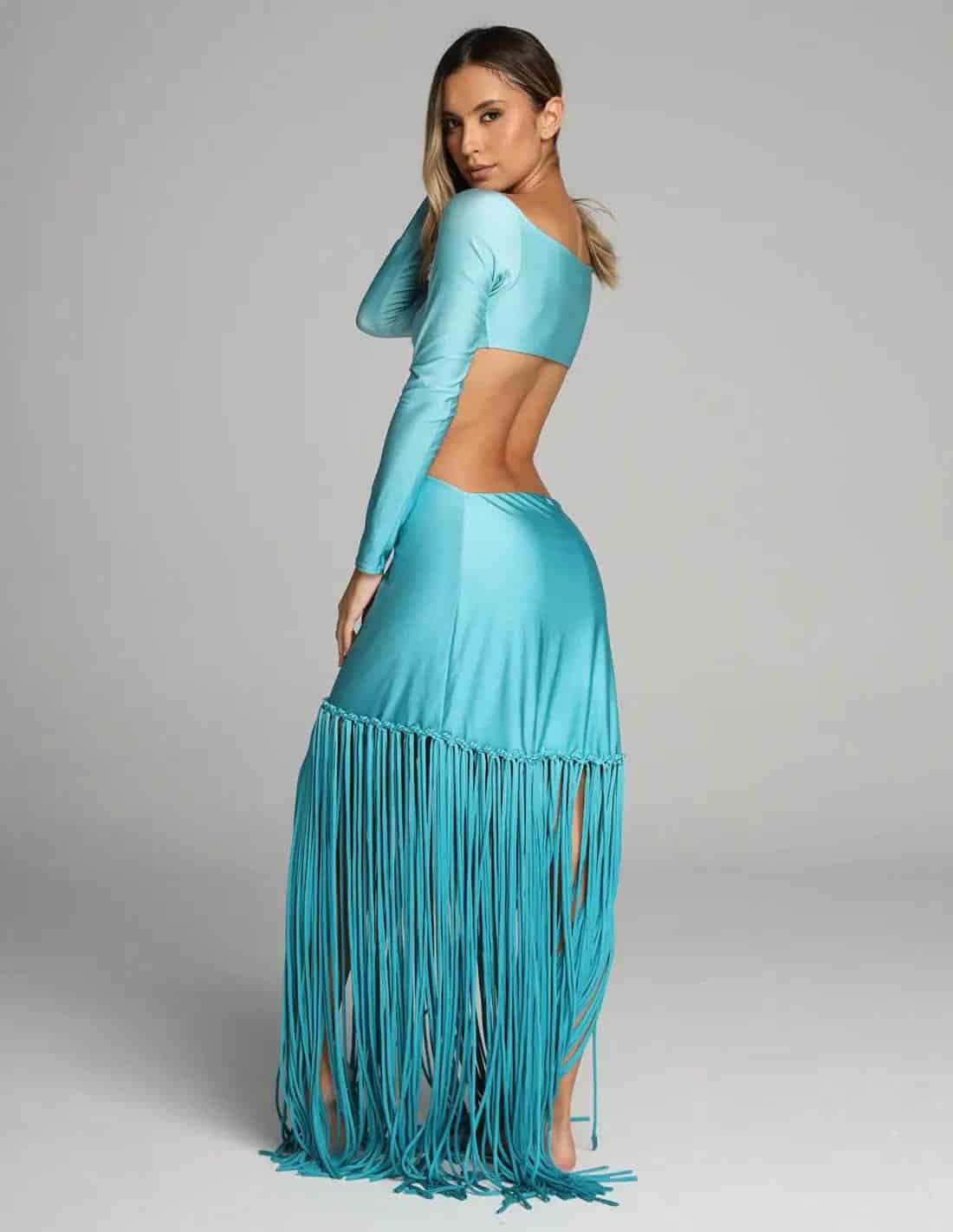 Vestido Aloha Turquoise + Oil Cristal - miniatura 2