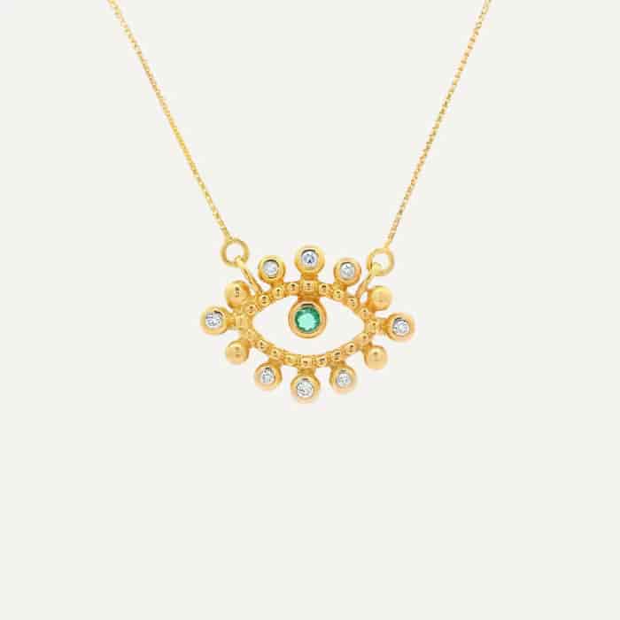Cadena Diamond evil eye - miniatura 3
