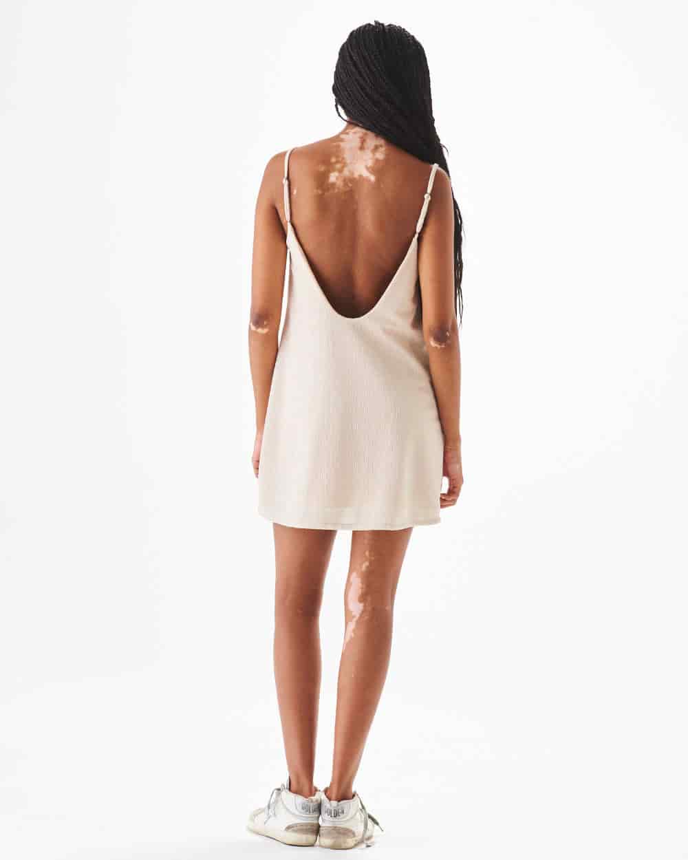 BUBBLE CREAM DRESS - miniatura 2