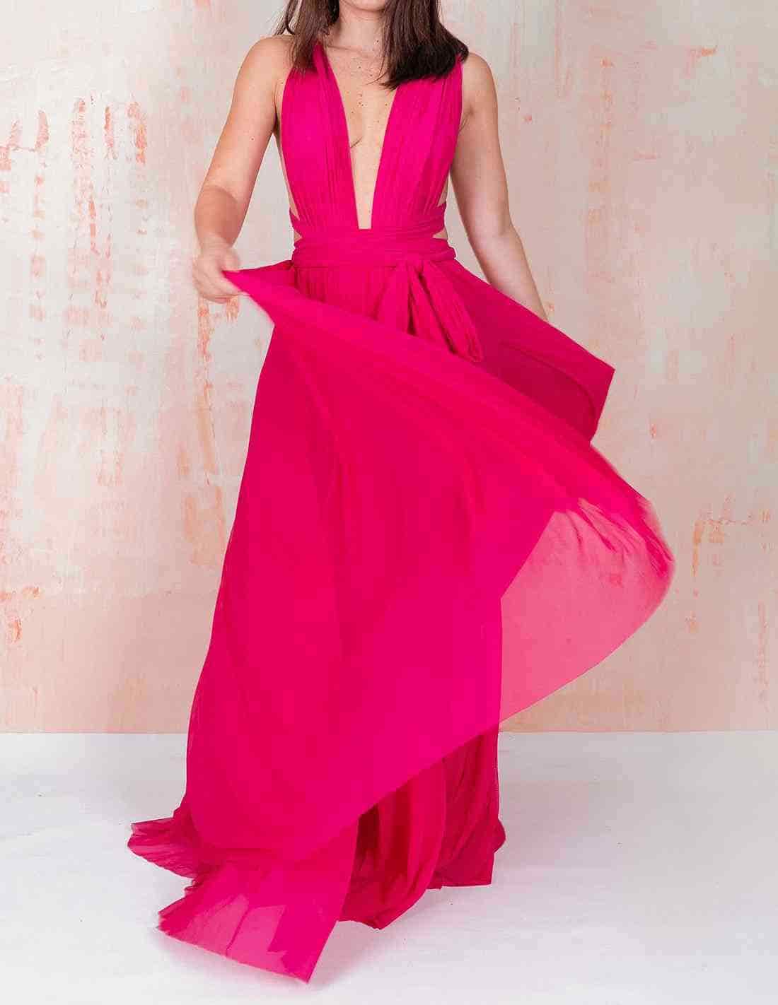 Vestido Hydra Fucsia - miniatura 4