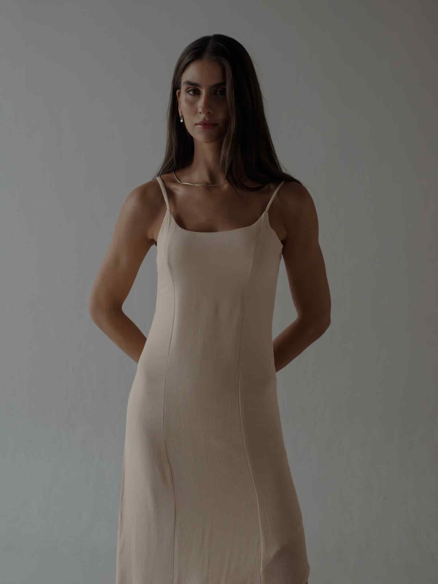 THE MINIMAL DRESS - NATURAL - miniatura 6