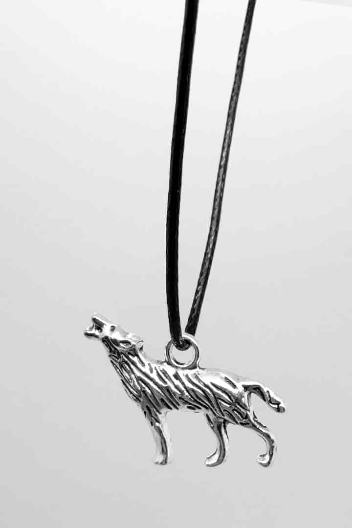 Collar cuerda lobo aullando - miniatura 2