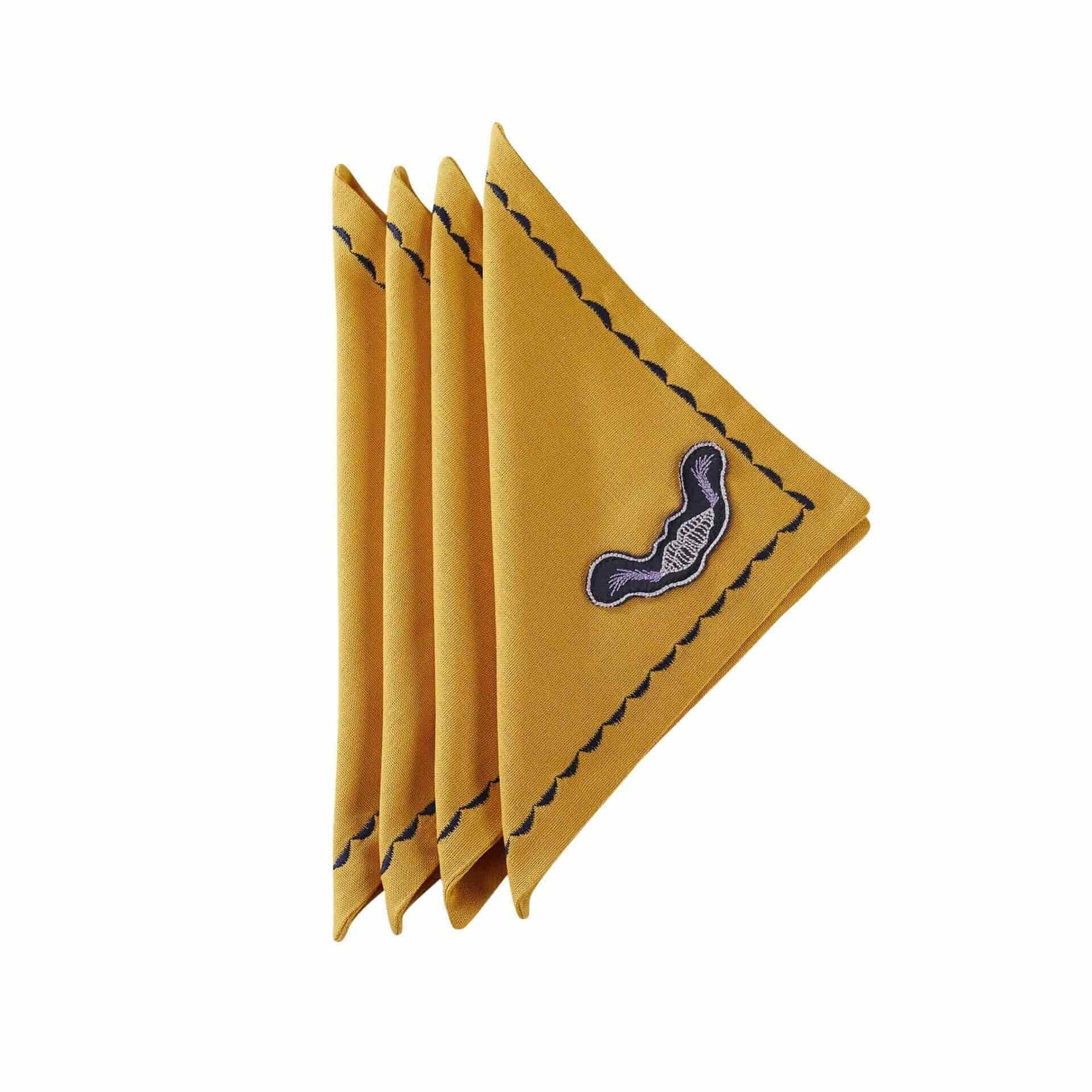 Set De Servilletas En Lino Para Cocktails - miniatura 3