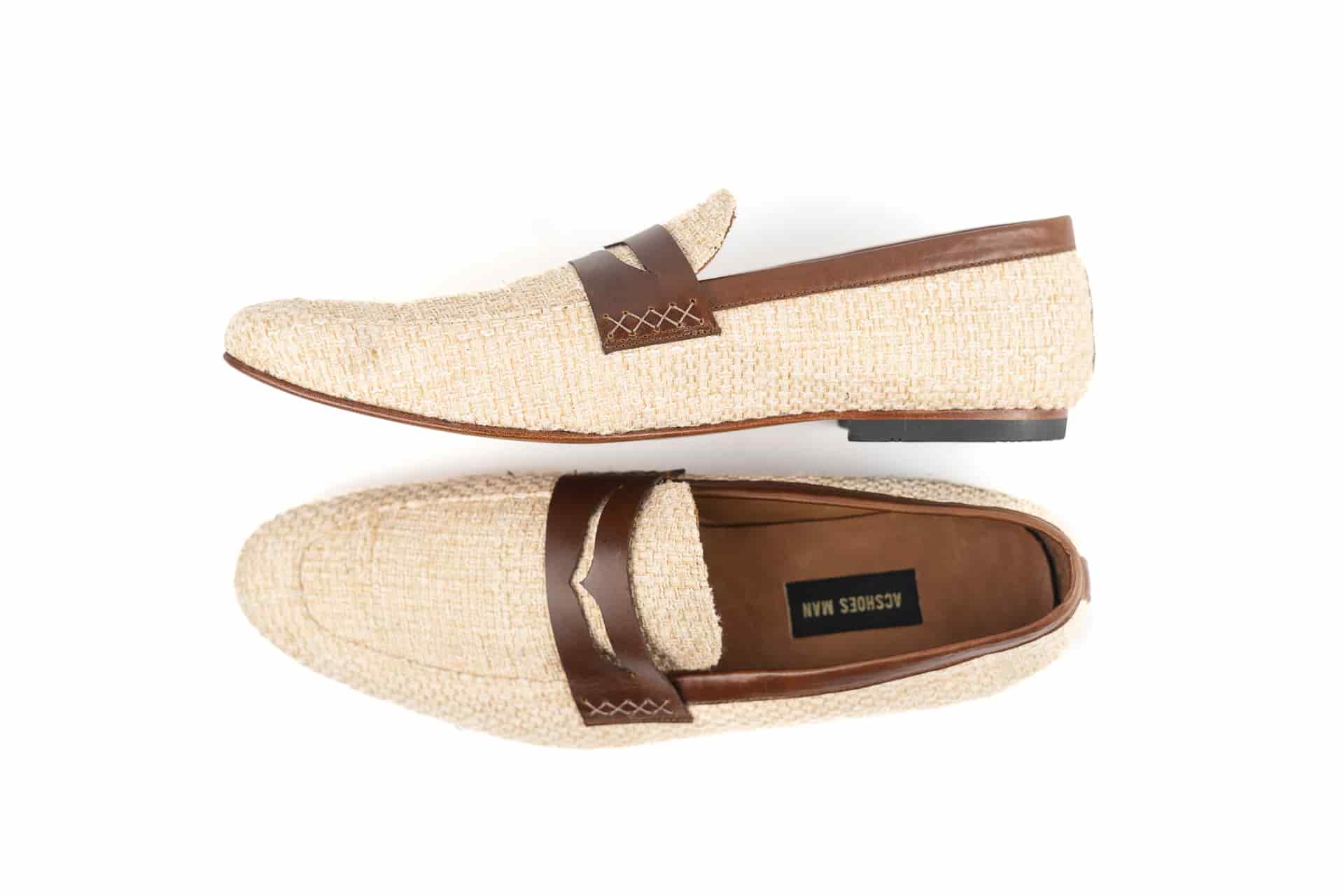 Loafers Rafia Beige con Antifaz - miniatura 2