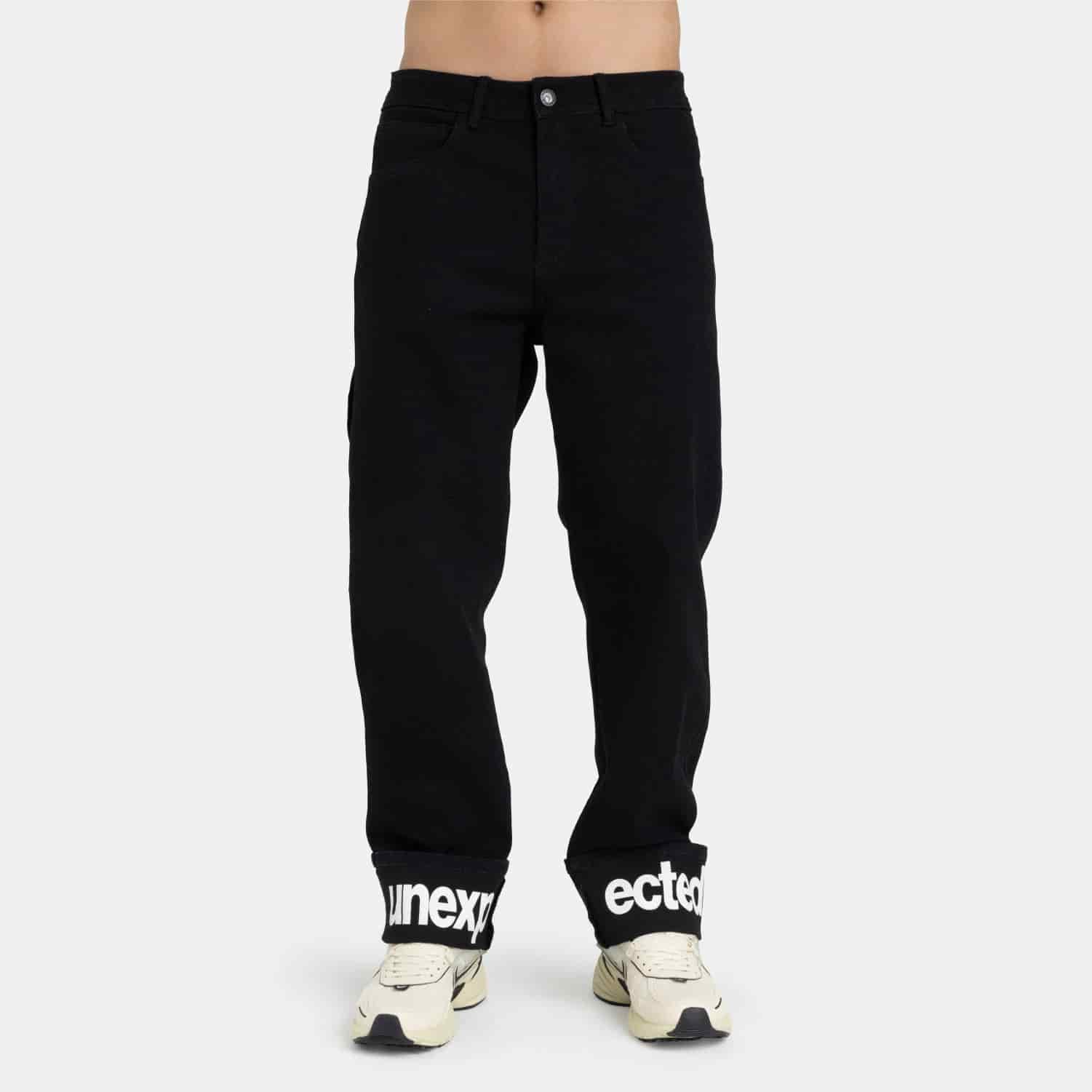 Unexpected Black Relaxed Jeans - miniatura 3