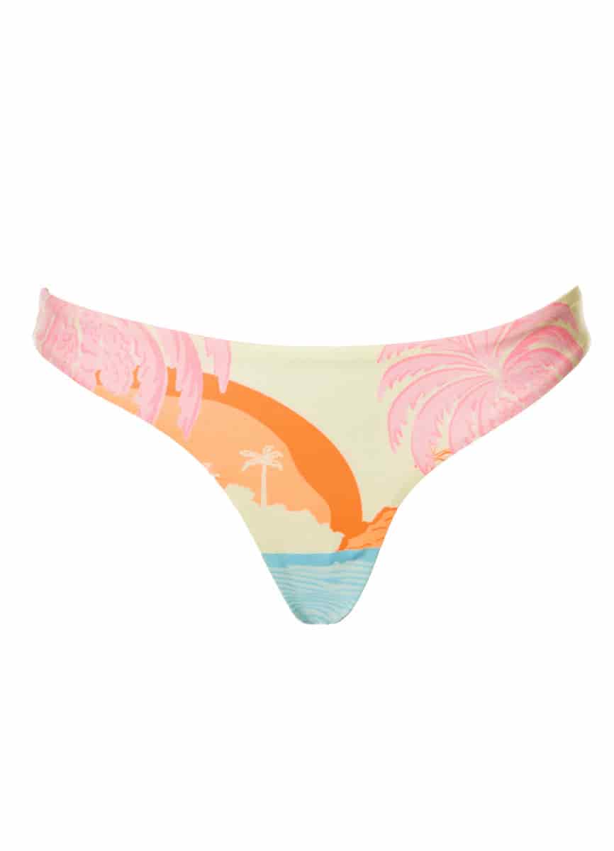 Maaji Pastel Mirage Flirt Low Rise Thin Side Bikini Bottom - miniatura 5
