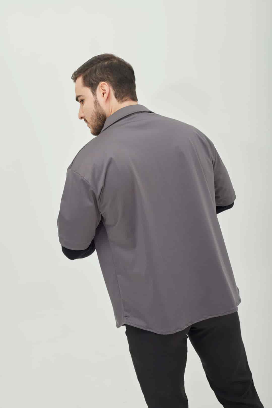 Camisa Hollywood Gris - miniatura 2