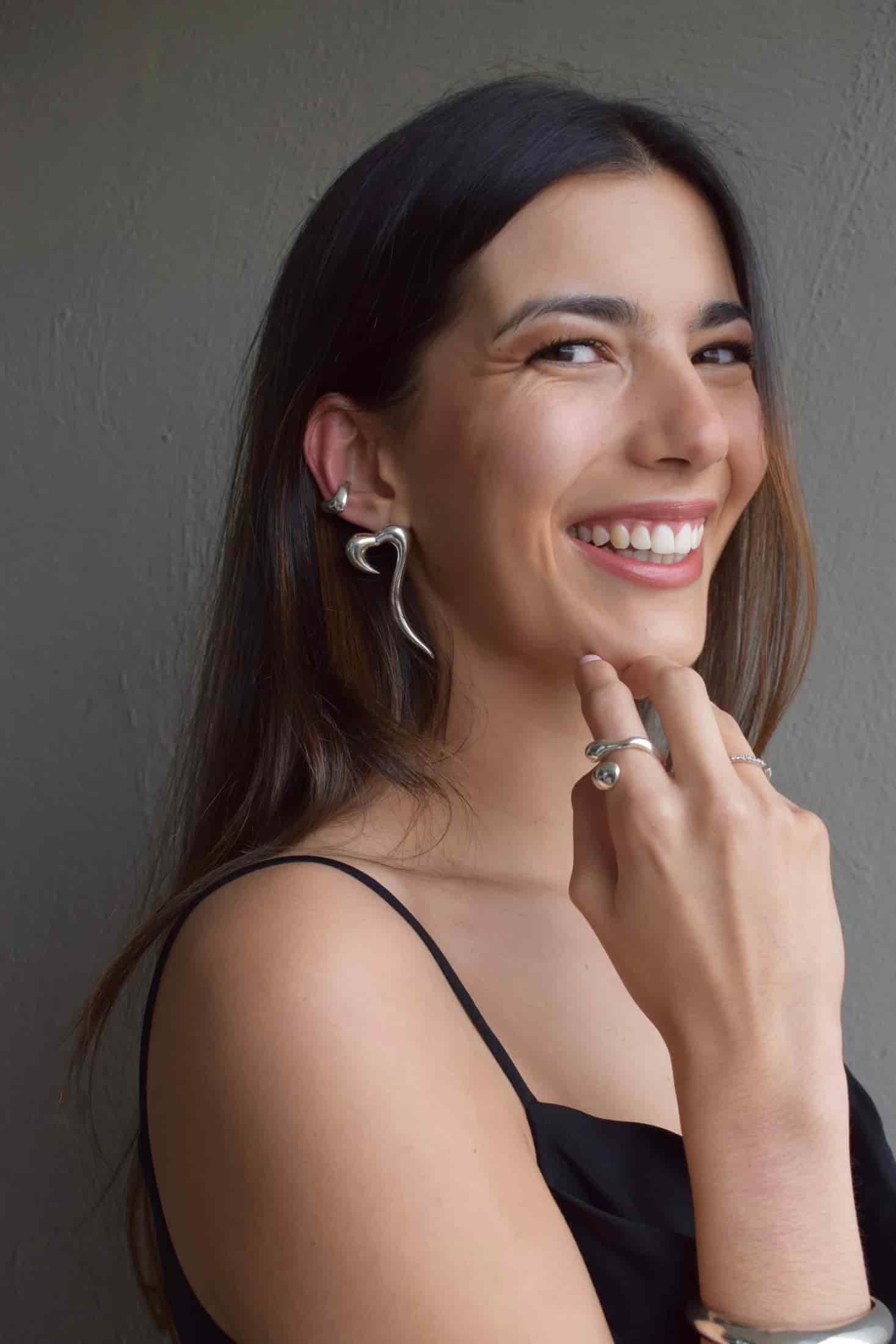 Aretes Elogio (Maxi: largo 5.5cm) - miniatura 8