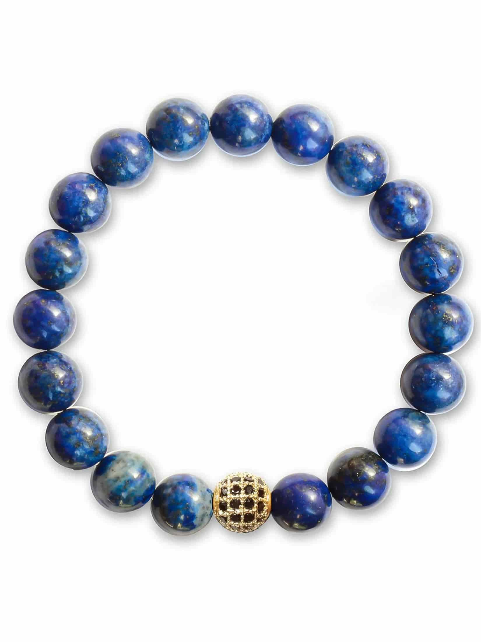 Brazalete Lapislazuli 8mm - miniatura 6