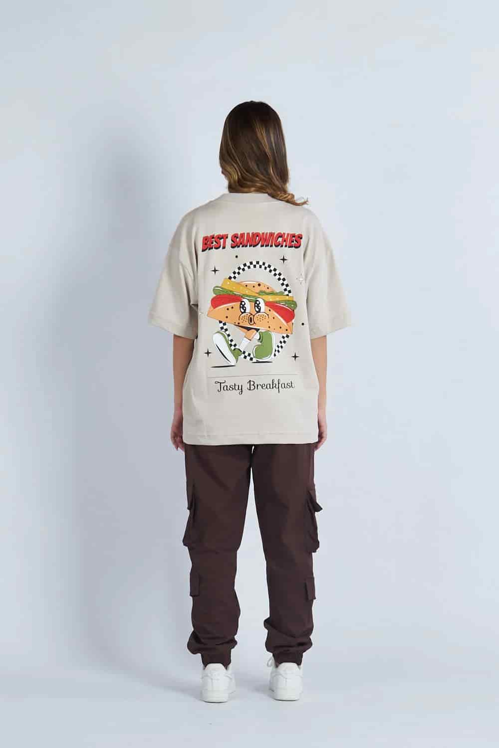Camiseta oversize Best Sandwiches Marfil| DROP 03 | - miniatura 7