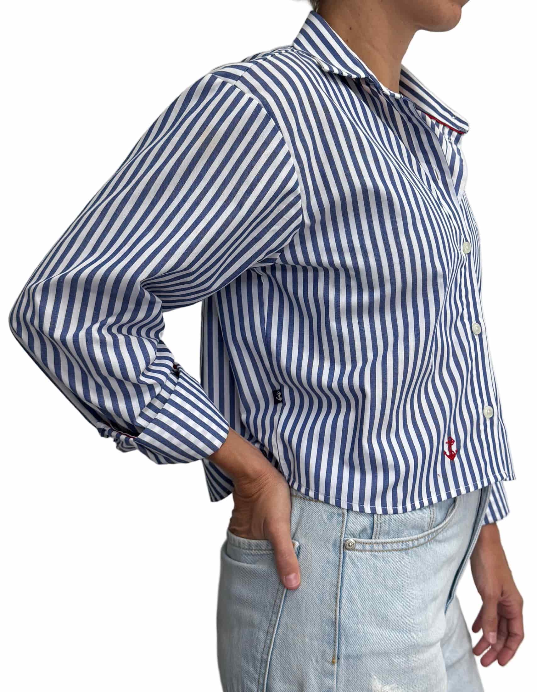 Blusa Rayas Navy - miniatura 5