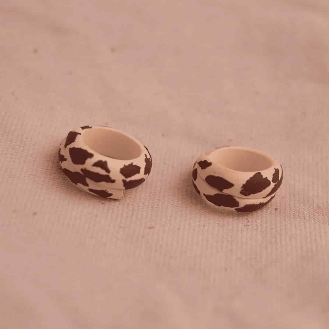 Anillo Bold Cow Print - miniatura 5
