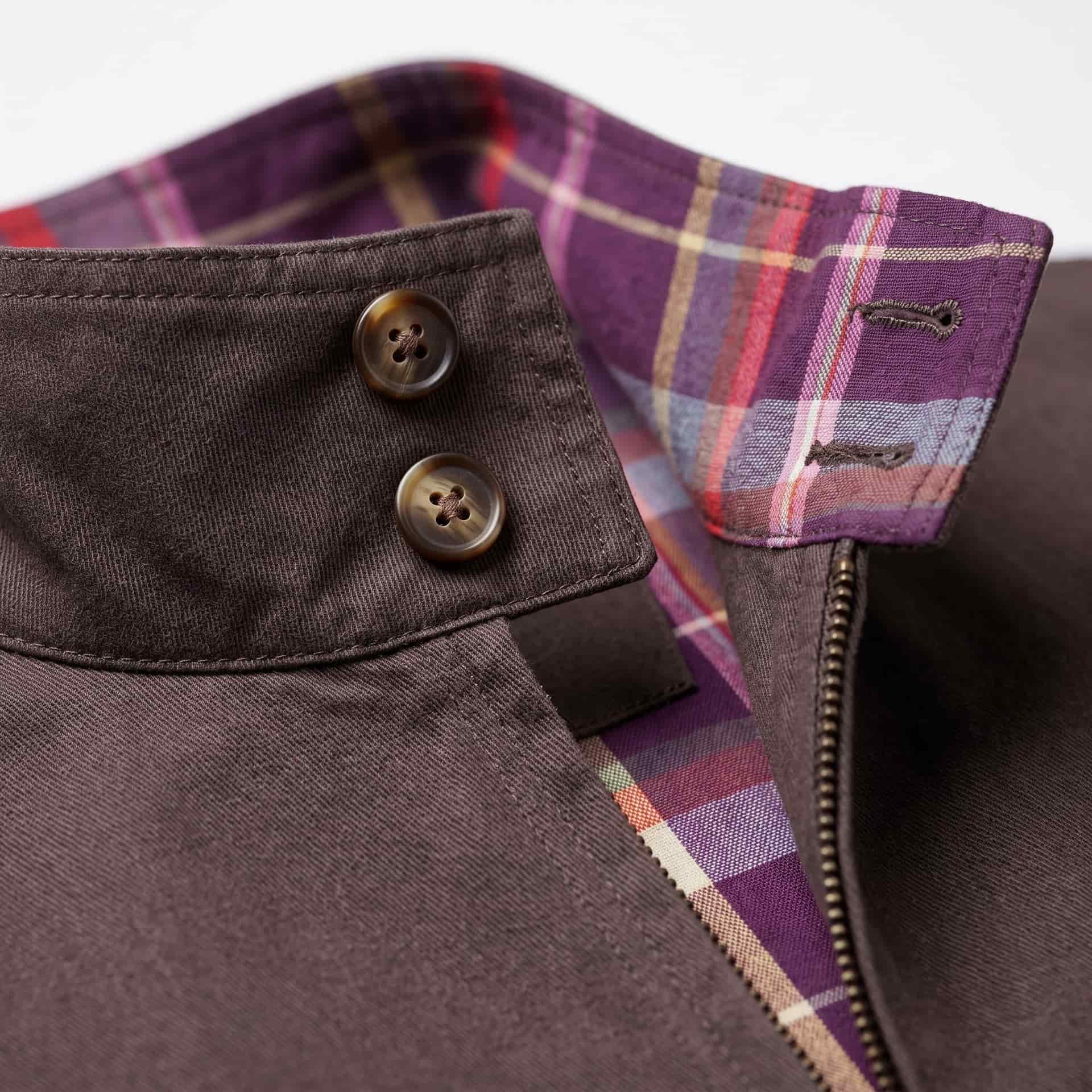 Chaqueta Harrington - Gabardina Café - miniatura 3