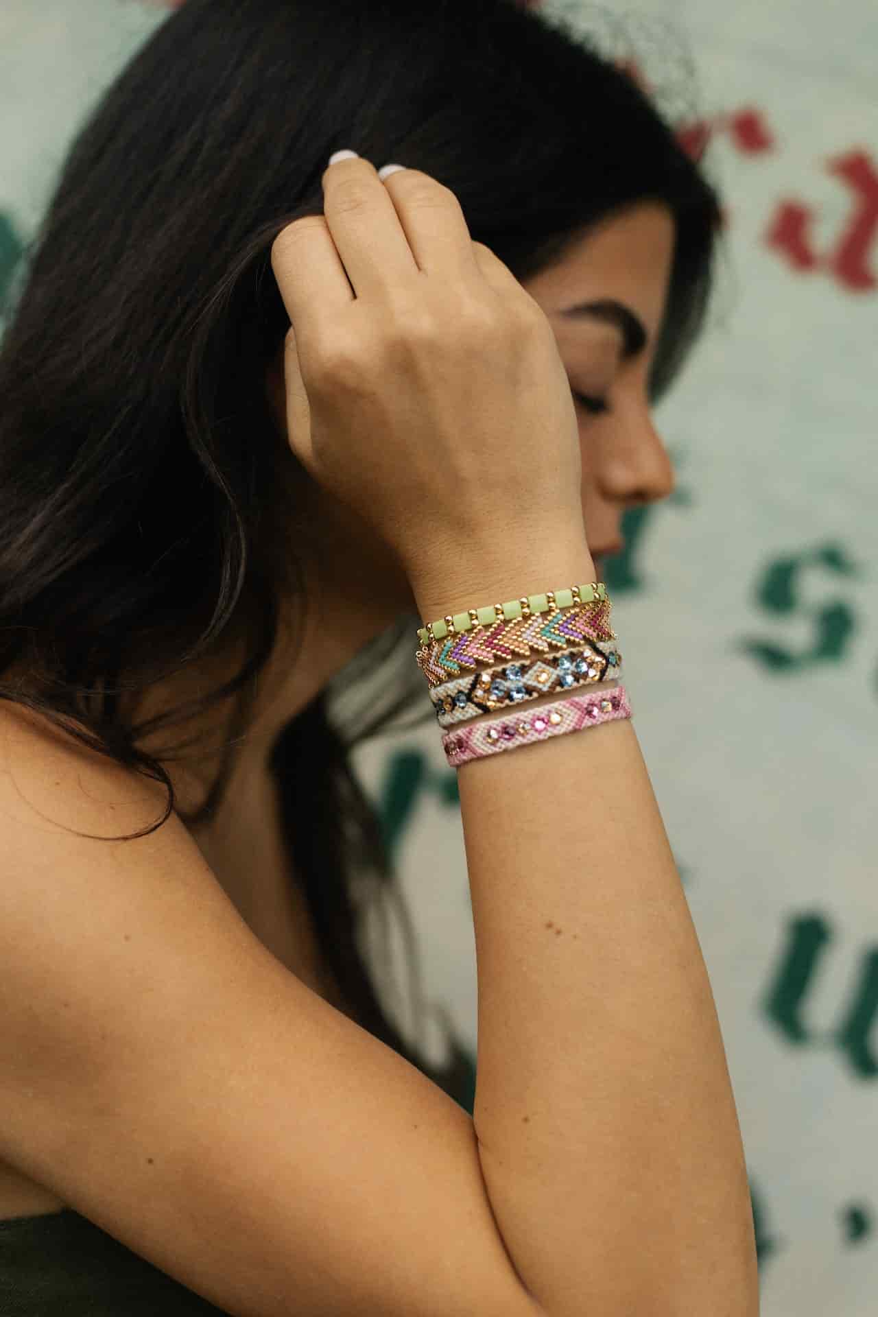 Be The Change - Friendship Bracelet | Beige - miniatura 2