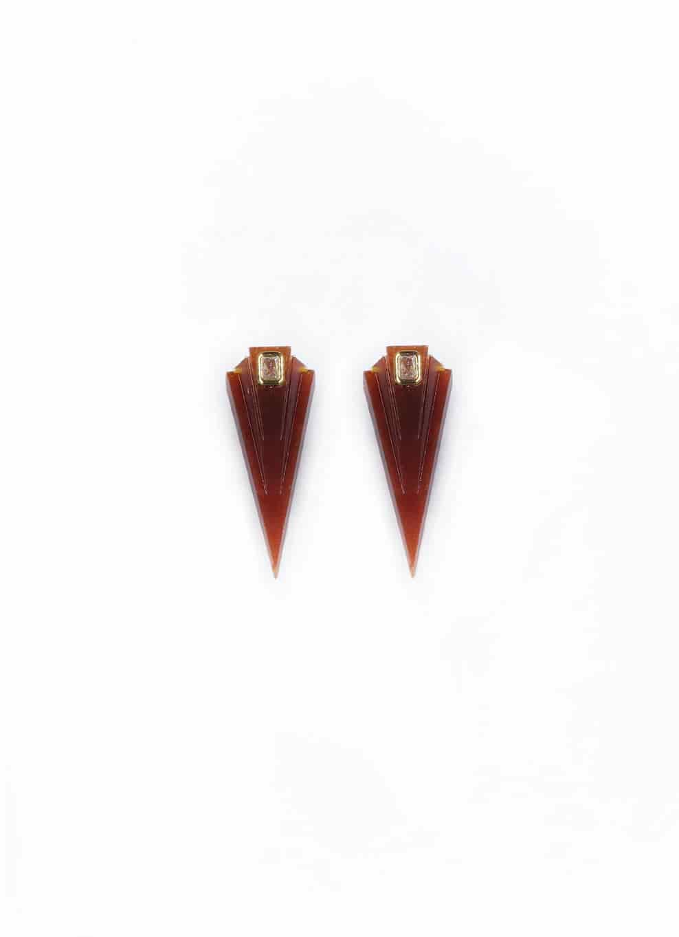 JVxTH  - L BORDEAUX EARRINGS - miniatura 3