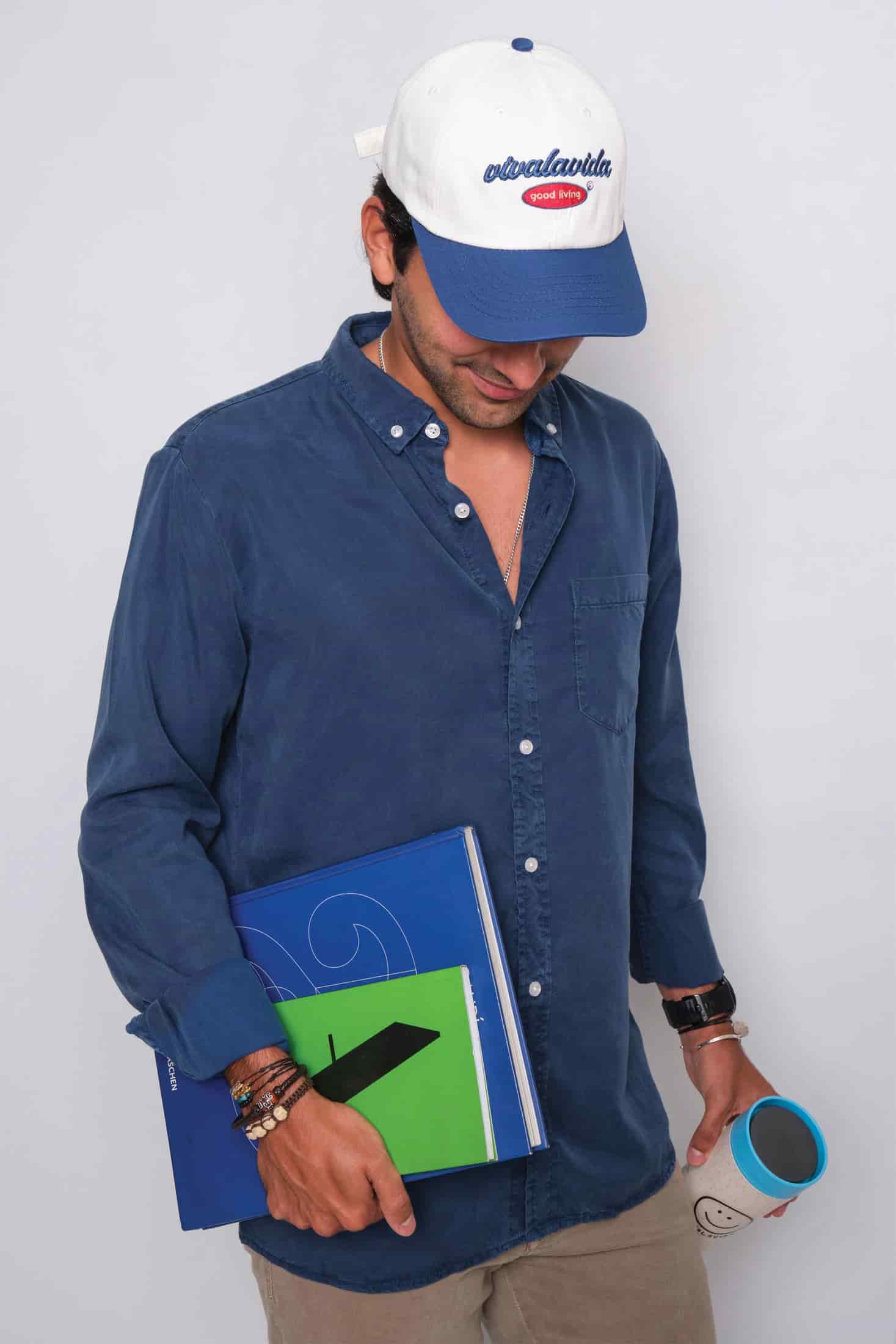 CAMISA LYOCELL COBALT - miniatura 1
