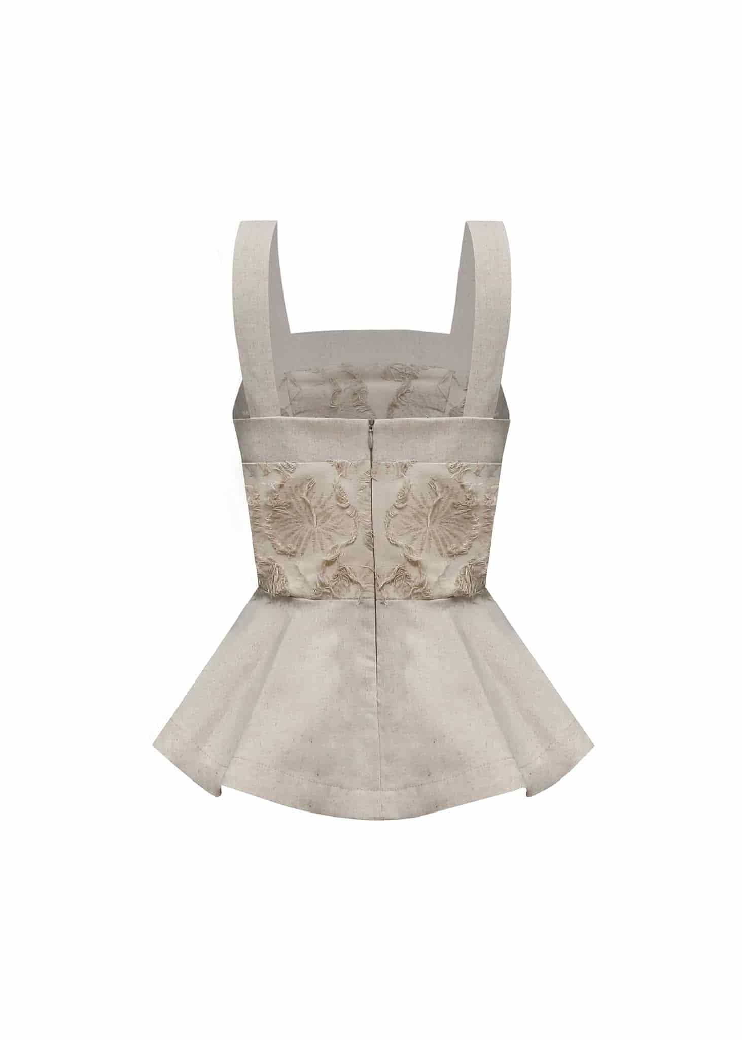 Blusa Fringed Sand - miniatura 3