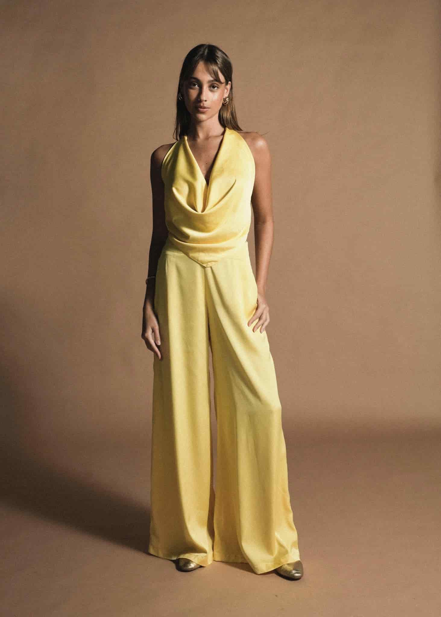 Blusa Main Drama Amarillo - miniatura 1