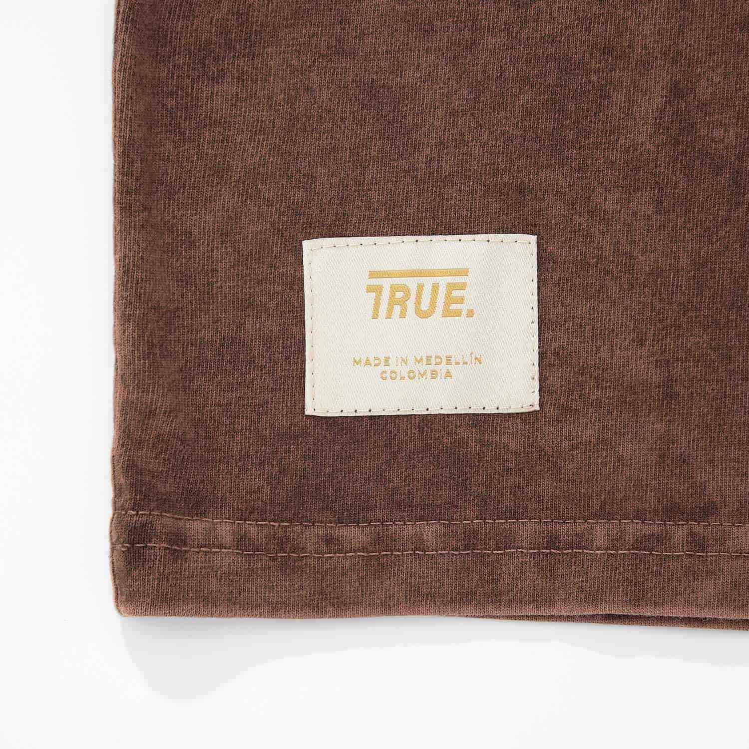 Oversized Washed T- Shirt - Brown - miniatura 5