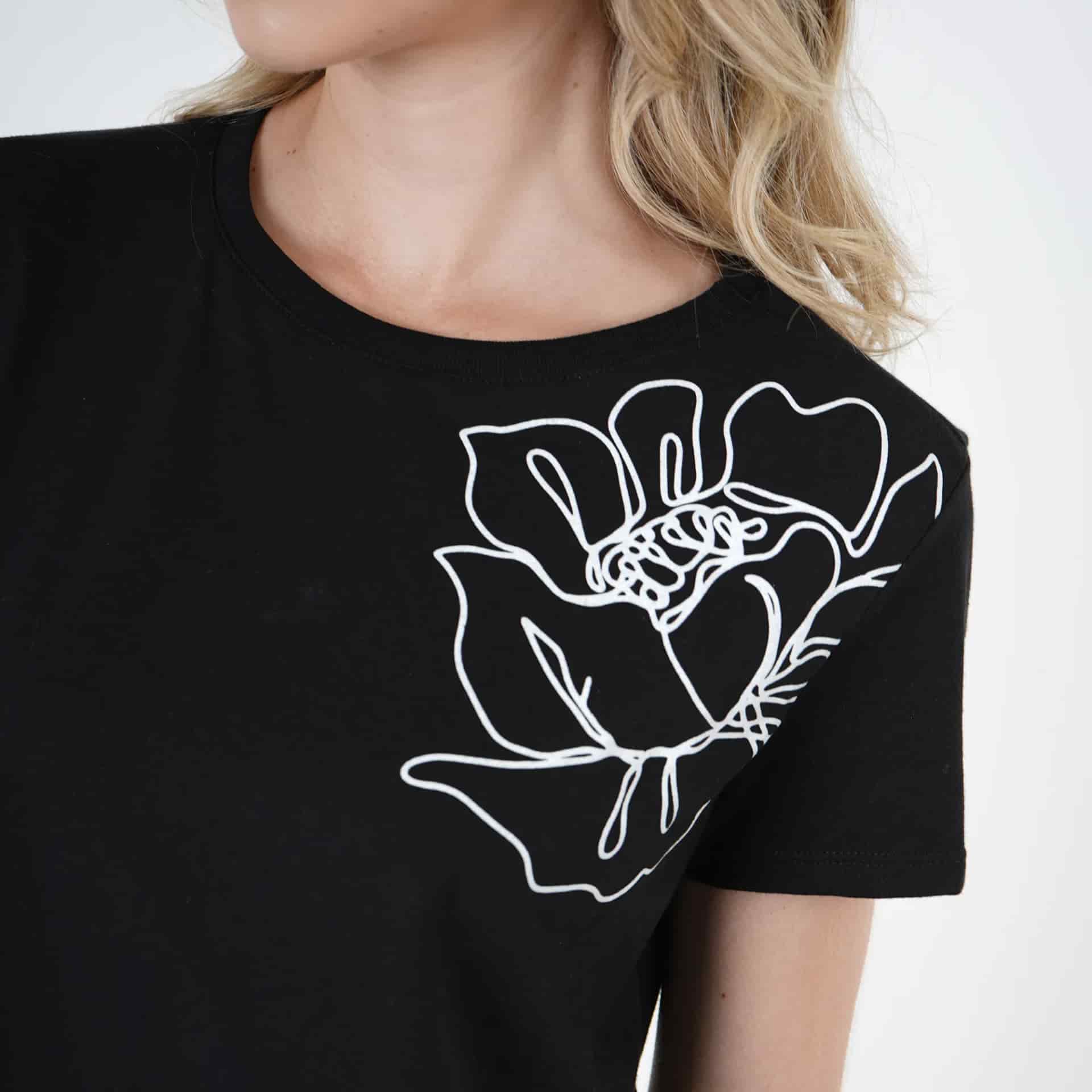 Camiseta Negra Colibrí FDS by Aramacao - miniatura 2
